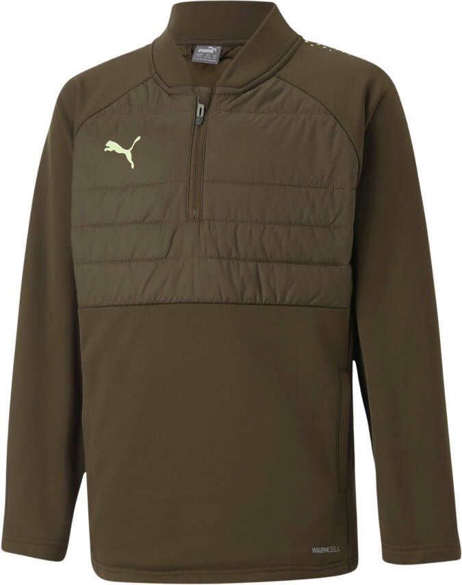 PUMA Individual Liga Hybrid Trainingstrui Kids Olijfgroen