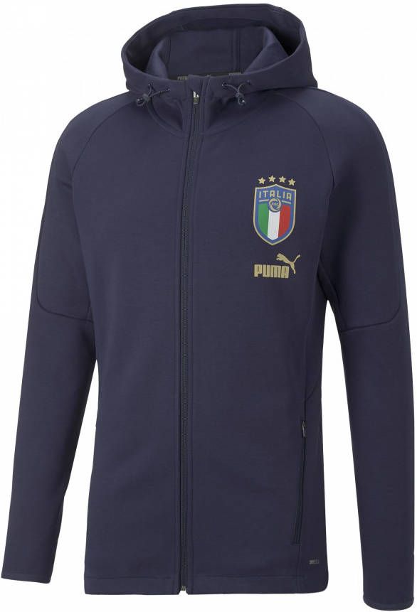 PUMA Italie Casual Vest 2022 2024 Donkerblauw Goud