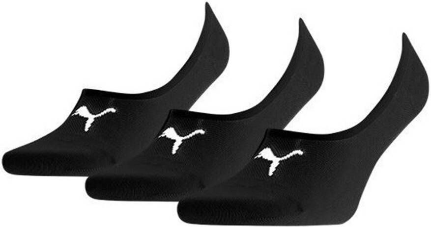 Puma Tripack Calcetines Pinkies Logo , Zwart, Heren