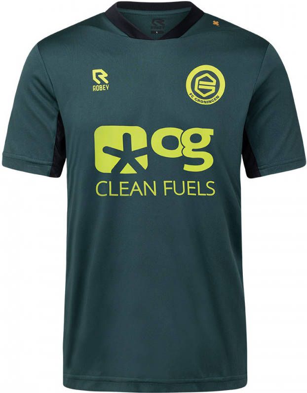 Robey FC Groningen Playmaker Trainingsshirt 2022 2023 Kids Donkergroen