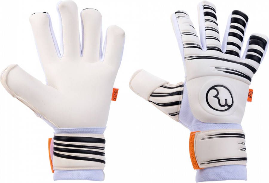 RWLK The Original Negative Cut Keepershandschoenen Wit Zwart