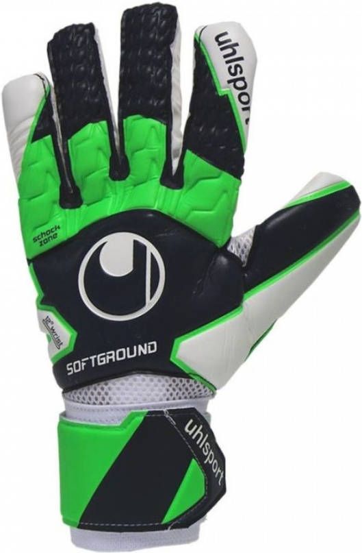 Uhlsport SOFT HN COMPETITION Keepershandschoenen Zwart Groen