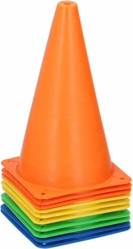 Dunlop Pionnen 10 Stuks Voetbal Trainingsmateriaal Pilonnen Meerkleurig
