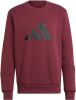 Adidas Performance fleece sportsweater donkerrood online kopen