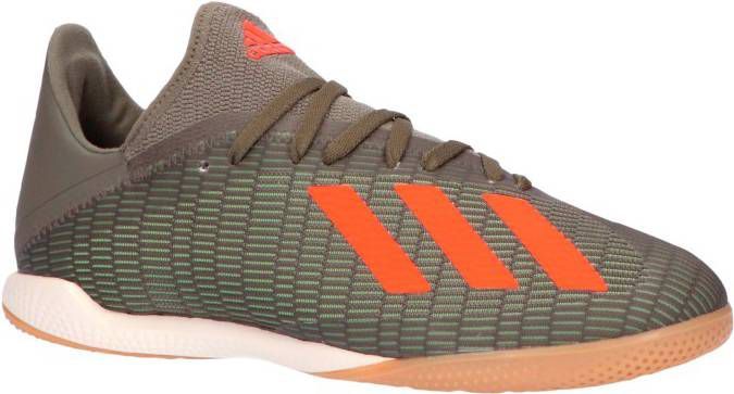 adidas performance X 19.3 IN X 19.3 zaalvoetbalschoenen legergroen/oranje