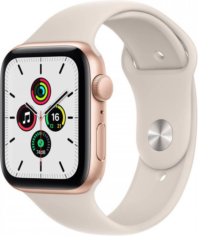 APPLE Watch SE 40mm goud aluminium / sterrenlicht sportband