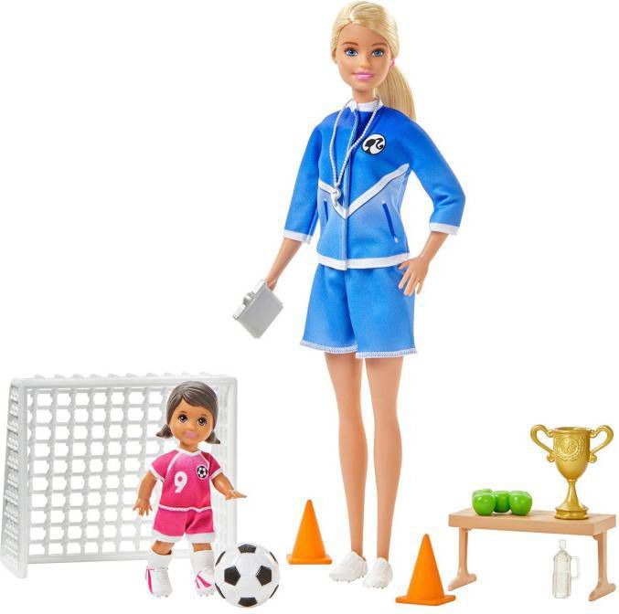 Barbie Tienerpop You Can Be Anything Voetbaltrainer 30 Cm