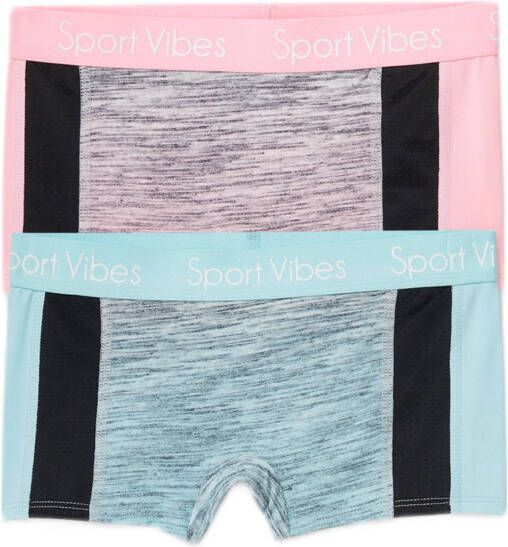 C&A Here & There short set van 2 roze/blauw