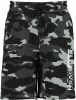 CoolCat Junior slim fit sweatshort Nestor CB met camouflageprint zwart/grijs online kopen