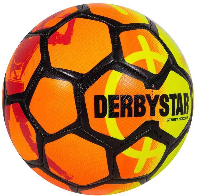DerbyStar Voetbal Street Soccer oranje geel zwart