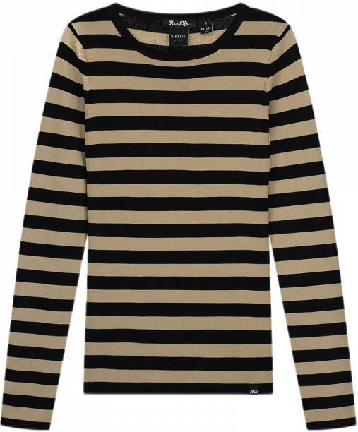 NIK&NIK Jolie fijngebreide longsleeve met streepprint