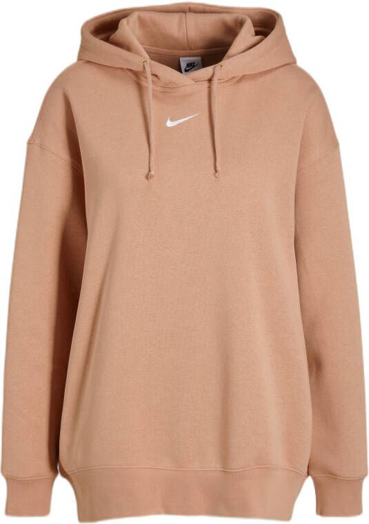 Nike Sportswear Collection Essentials Oversized fleecehoodie voor dames Rose Whisper Dames online kopen