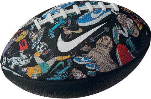 Nike mini American Football zwart/wit
