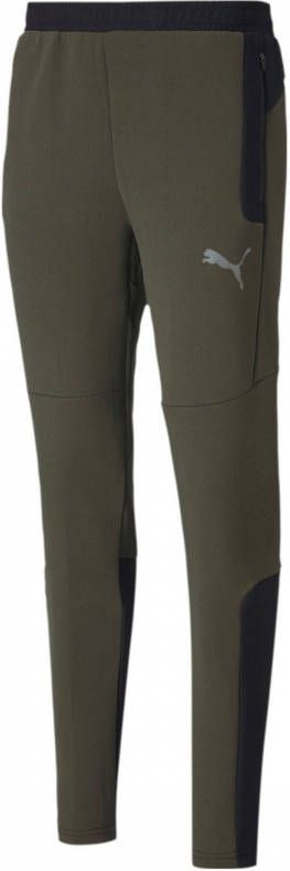 Puma evoSTRIPE Trainingsbroek Donkergroen Zwart