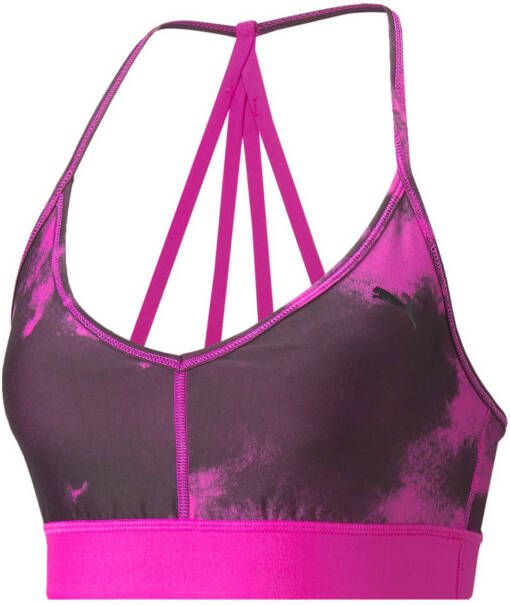 Puma level 3 sportbh Risktaker roze