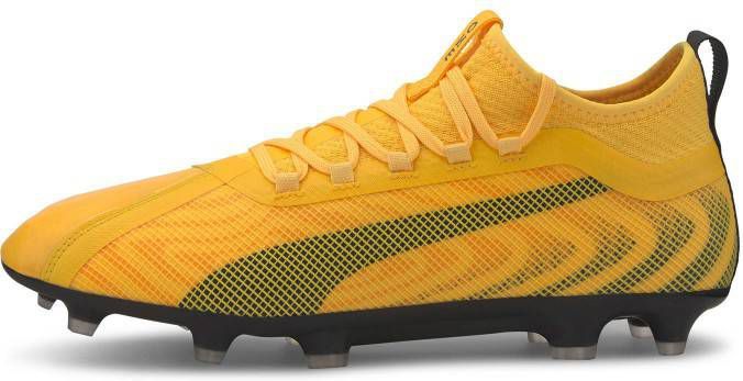 Puma ONE 20.2 Gras/Kunstgras Voetbalschoenen(MG)Geel Zwart Oranje