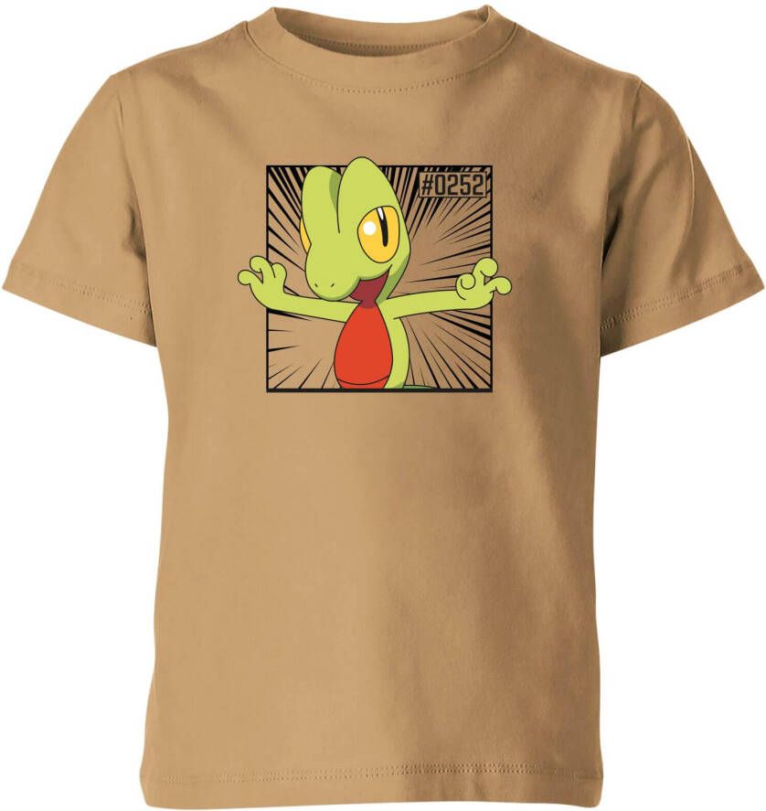Original Hero Pokemon Treecko Kids' T Shirt Tan 146/152(11 12 jaar )