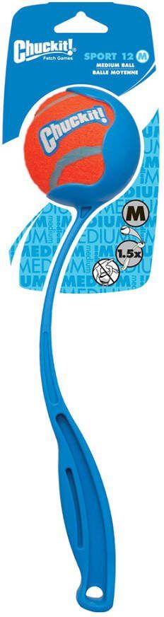 Chuckit Sport Ball Launcher Blauw&Oranje&Groen Hondenspeelgoed Medium