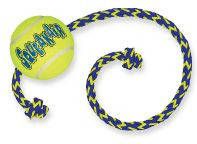 Kong AirDog Squeakair Ball With Rope